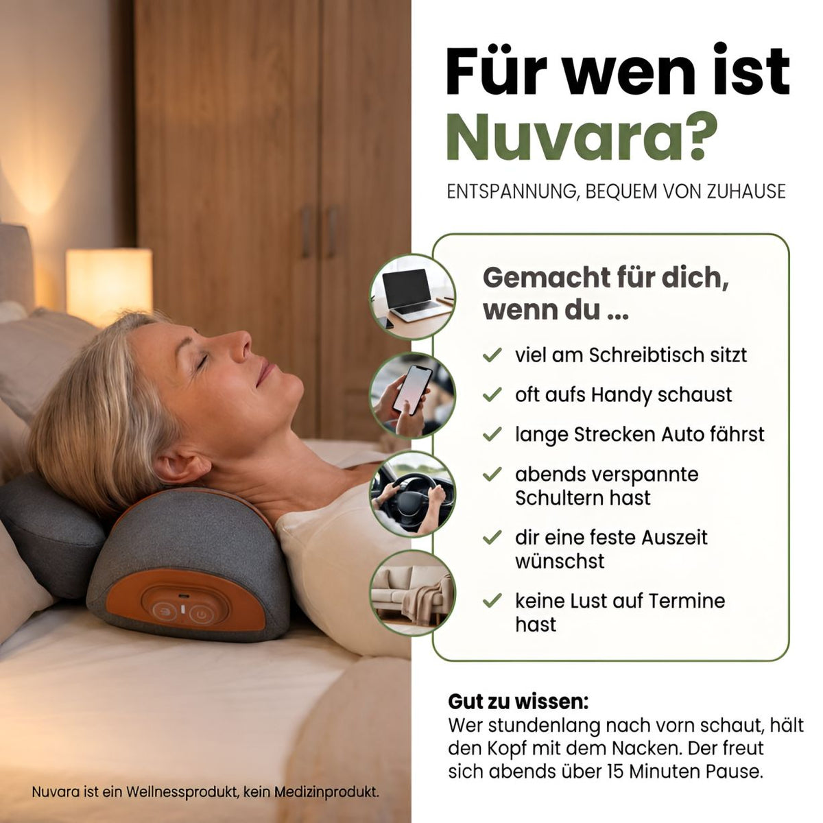 Nuvara™ – Spürbar entspannter in 15 Minuten